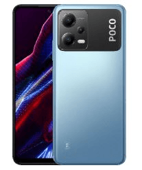 POCO X5 5G Blue (22111317PG), 16,9 cm (6.67") 20:9 2400 x 1080, 2x2.2 ГГц Cortex-A76 6x1.7 ГГц Cortex-A55, 8 Core, 6 GB, 128 GB, 48 МП+8 МП+2 МП/13Mpix, 2 Sim, 2G, 3G, LTE, BL v5.1, WiFi 802.11 a/b/g/n/ac, NFC, A-GPS, GALILEO, BEIDOU, GLONASS, GPS, Type-C 45021-mrv