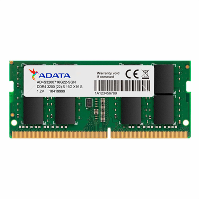ADATA Модуль памяти ADATA 8GB DDR4 3200 SO-DIMM Premier AD4S32008G22-SGN, CL22, 1.2V AD4S32008G22-SGN-mrv - фото 2010516