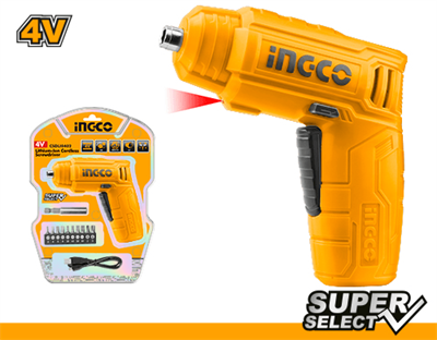 INGCO_PowerTools Отвертка аккумуляторная Li-Ion 4В, Ingco CSDLI0402 CSDLI0402-mrv - фото 2012659