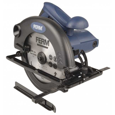 Ferm Пила циркулярная FERM CSM1039, 185x20, 1200 Вт., 5000 об.мин., глубина пропила 65мм, коробка CSM1039-mrv - фото 2020404