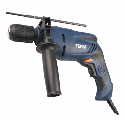 Ferm Дрель ударная FERM PDM1052, 800 Вт, 0 -3000 об/мин,  БЗП, 13мм, коробка PDM1052-mrv1 - фото 2036660