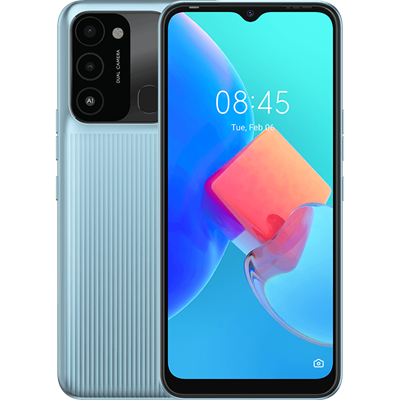 Tecno KG5m SPARK Go 32 Ice Silver, 6.52" Asahi Glass, 20:9, 1600 x 720 пикселей, 2.0GHz, 4 Core, 2GB RAM, 32GB, up to 256GB flash, 13Mpix+0,08Mpix/8Mpix, 2 Sim, 4G, BT v5.0, WiFi 802.11 b/g/n, GPS/AGPS, GLONASS,NFC, Micro-USB, 5000mAh, Android 11 + HiOS 6 KG5m SPARK Go 32 Ice Silver-mrv1 - фото 2038536