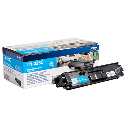 Brother Тонер-картридж TN326C для HL-L8250CDN, MFC-L8650CDW голубой повышенной ёмкости (3500 стр) TN326C-mrv1 - фото 2042067
