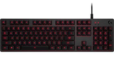 Logitech Клавиатура игровая Logitech G413 CARBON (механическая, красная подсветка) (M/N: Y-U0032) - фото 2046893