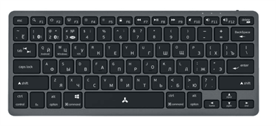 Accesstyle Клавиатура беспроводная Accesstyle K204-ORBBA Dark Gray - фото 2056316