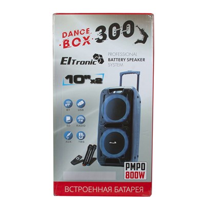 Колонка 10" (20-14 DANCE BOX 300) динамик 2шт/10" ELTRONIC с TWS  20-14 - фото 2070121
