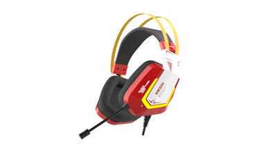Dareu Гарнитура игровая проводная Dareu EH732 Red (красный), подключение USB, подсветка RGB EH732 Red-mrv - фото 2109655