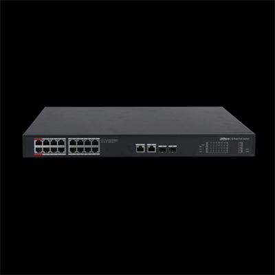 Dahua Коммутатор Dahua 16-портовый управляемый гигабитный с PoE DH-PFS3220-16GT-240-mrv1 - фото 2110966
