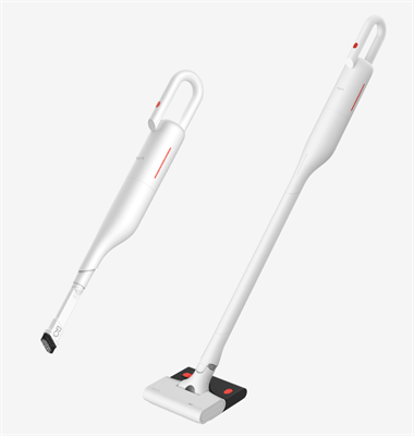 deerma Пылесос deerma Vacuum Cleaner VC01 Max White, 100W, Dust tank capacity: 0.6L, Battery capacity: 2500 mAh, Working time: 45min (on turbo mode: 20min), Charging time: 4.5h, Filter type: HEPA VC01 Max-mrv1 - фото 2325040