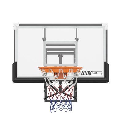 Баскетбольный щит регулируемый UNIX Line B-Backboard-PC 50"x32" R45,  BSBS50APCBK BSBS50APCBK-munix - фото 2346920