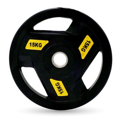 Диск обрезиненный c хватом UNIX Fit PRO 15 кг, 51 мм,  DG15RUBPYL DG15RUBPYL-munix - фото 2347145