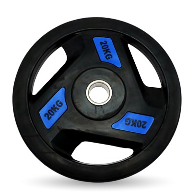 Диск обрезиненный c хватом UNIX Fit PRO 20 кг, 51 мм,  DG20RUBPBL DG20RUBPBL-munix - фото 2347149