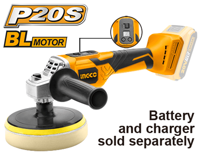 INGCO_PowerTools Аккумуляторная полировальная машина Li-Ion Ingco APLI2001 APLI2001-mrv1 - фото 2352458