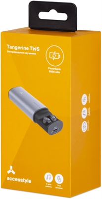 Беспроводные наушники Accesstyle Tangerine TWS Power Bank Tangerine TWS-mrv