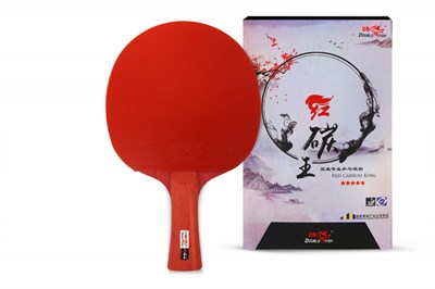 Ракетка для н/т Double Fish Red Carbon King 5* 464464-NScprt - фото 2571196