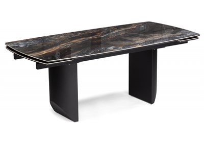 Керамический стол Маре 200(260)х100х77 neodom titanium lawa nero / черный 588045-mwdvl