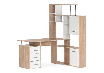 Компьютерный стол КС15 правый 142,7х130х175,2 дуб сонома 328694-mwdvl