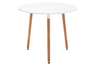 Стол Lorini 90х73 white / wood 15362-mwdvl - фото 2619602