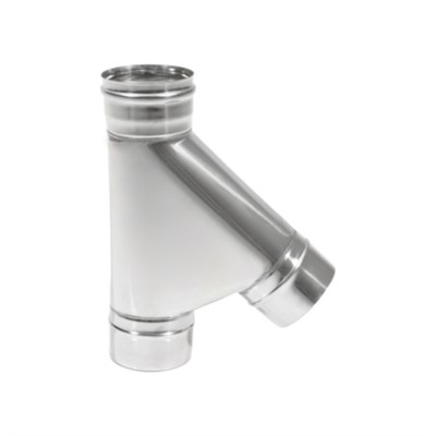 Тройник моно ТРМ-Р 45* 304,  0,8 d 200, произв. ТИС 3083-mkspnmkkov - фото 2645477