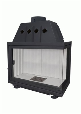 Каминная топка ЭкоКамин Альфа 1000 R два стекла правая 8205-mkspnmkkov - фото 2646534