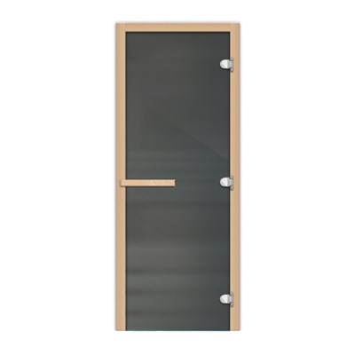 Дверь стеклянная FireWay 1,9х0,8 графит матовый 18702-mkspnmkkov - фото 2648360