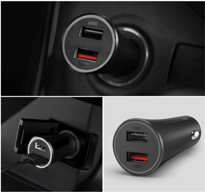 Xiaomi Устройство зарядное автомобильное Mi 37W Dual-Port Car Charger CC06ZM (GDS4147GL) X26554-mrv1 - фото 2730626