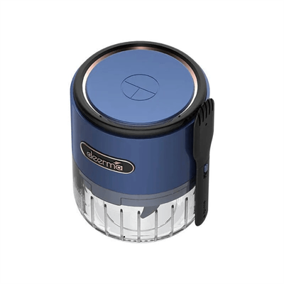 deerma Портативный измельчитель deerma Mini Food Chopper Electric DEM-JS100 Blue, 40W, volume - 150ml DEM-JS100-mrv - фото 2733332