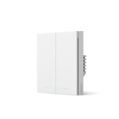 Aqara Умный выключатель Aqara Smart wall switch H1 (no neutral, double rocker) WS-EUK02-mrv