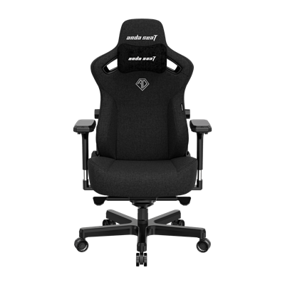 Andaseat Кресло игровое Anda Seat Kaiser 3, цвет чёрный, размер XL (180кг), материал ткань (модель AD12) AD12YDC-XL-01-B-CF-mrv - фото 3038502