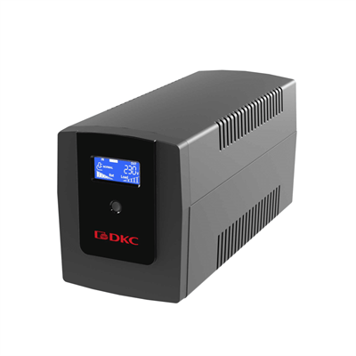 DKC Линейно-интерактивный ИБП ДКС серии Info LCD, 1200 ВА/720 Вт, 1/1, 4xIEC C13, USB + RJ45, LCD, 2x7Aч INFOLCD1200I-mrv - фото 3039414