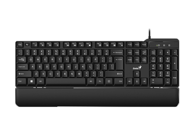 Genius Клавиатура проводная Genius KB-100XP, черная (Black), USB, RU 31310050402-mrv - фото 3040735