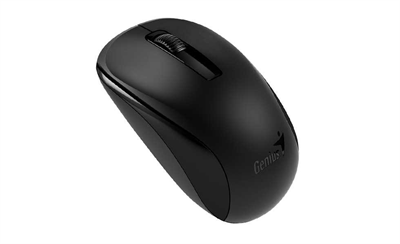 Genius Мышь беспроводная NX-7005 чёрная (black, G5 Hanger), 2.4GHz wireless, BlueEye 1200 dpi, 1xAA 31030127101-mrv1 - фото 3040850