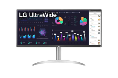 LG Монитор LCD 34'' 21:9 2560х1080(UW-UXGA) IPS, nonGLARE, 250cd/m2, H178°/V178°, 1000:1, 16,7 миллионов цветов, 5ms, 2xHDMI, Tilt, Audio out, 2Y, White 34WQ650-W-mrv1 - фото 3041846