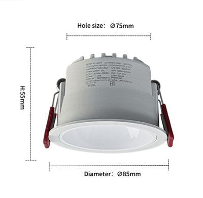 MSR MISSILER ZXS-GMSD-12 Светильник MSR MISSILER COB Antiglare waterproof spotlight ZXS-GMSD-W12-mrv - фото 3042229