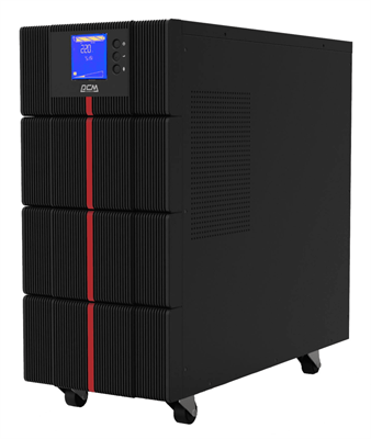 Powercom Источник бесперебойного питания Powercom MACAN, On-Line, 10000VA / 10000W, Tower, IEC, LCD, Serial+USB, SmartSlot, подкл. доп. батарей MAC-10K-mrv0 - фото 3043024