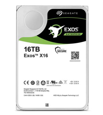 Seagate Жесткий диск Seagate Exos X16 ST16000NM001G, 16TB, 3.5", 7200 RPM, SATA-III, 512e/4K, 256MB ST16000NM001G-mrv0 - фото 3043139