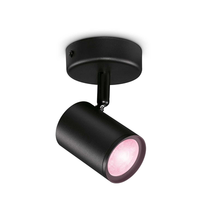 WiZ Светильник IMAGEO WiZ Spots 1x5W B 22-65K RGB 929002659001-mrv0 - фото 3043698