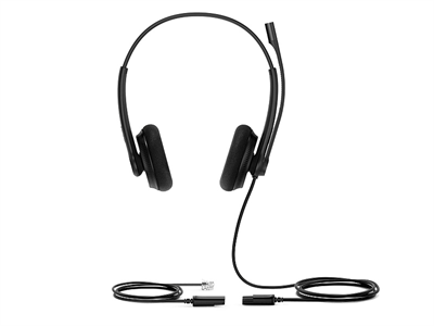 Yealink Wired Headset with QD to RJ Port YHS34 Lite Dual YHS34 Lite Dual-mrv - фото 3044751