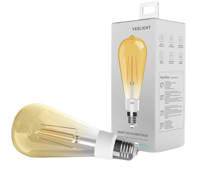 Yeelight Умная светодиодная филаментная лампа Yeelight Smart LED Filament Bulb ST64 YLDP23YL YLDP23YL-mrv4 - фото 3044907