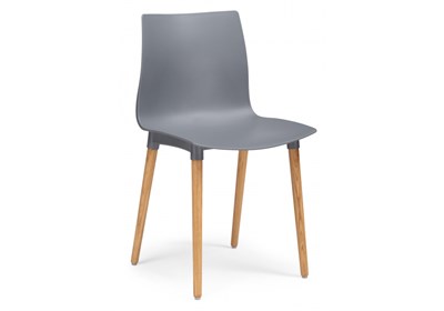 Пластиковый стул Кобе серый - комплект из 4 шт 589901-mwdvl - фото 3102414