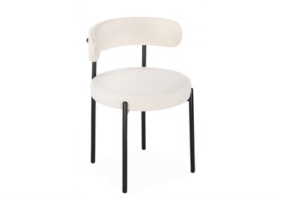 Стул на металлокаркасе Rudi white / black - комплект из 4 шт 15602-mwdvl - фото 3107309