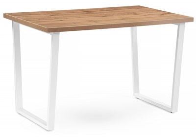 Стол Лота Лофт 120х74х75 25 мм дуб вотан / матовый белый 489646-mwdvl - фото 3115500