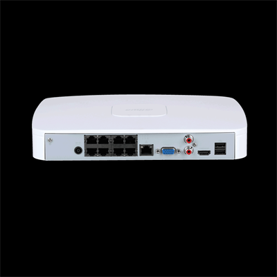 Dahua IP-видеорегистратор Dahua 8-канальный с PoE, 4K, H.265+, ИИ DHI-NVR2108-8P-I2-mrv1 - фото 3141617