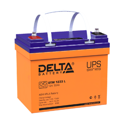 Delta Аккумуляторная батарея DELTA BATTERY DTM 1233 L DTM 1233 L-mrv - фото 3142101