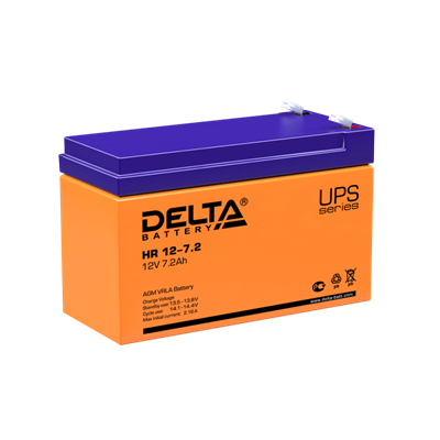Delta Аккумуляторная батарея DELTA BATTERY HR 12-7.2 HR 12-7.2-mrv - фото 3142128