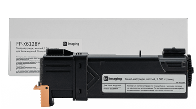 F+ Тонер-картридж F+ imaging, желтый, 2 500 страниц, для Xerox моделей Phaser 6128MFP (аналог 106R01458), FP-X6128Y FP-X6128Y-mrv - фото 3145038
