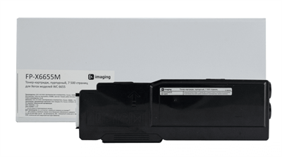 F+ Тонер-картридж F+ imaging, пурпурный, 7 500 страниц, для Xerox моделей WC 6655 (аналог 106R02753), FP-X6655M FP-X6655M-mrv - фото 3145143