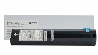 F+ Тонер-картридж F+ imaging, голубой, 22 000 страниц, для Xerox моделей Phaser 7750 (аналог 106R00653), FP-X7750C FP-X7750C-mrv - фото 3145269