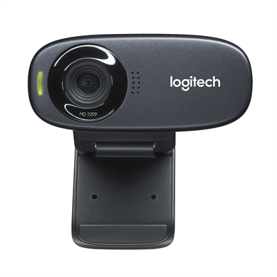 Logitech Веб-камера Logitech C310 (HD 720p/30fps, фокус постоянный, угол обзора 60°, кабель 1.5м) (M/N: V-U0015) 960-001065-mrv1 - фото 3147172