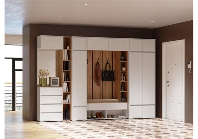 Модульная прихожая Роут кашемир комплектация 2 596594-mwdvl